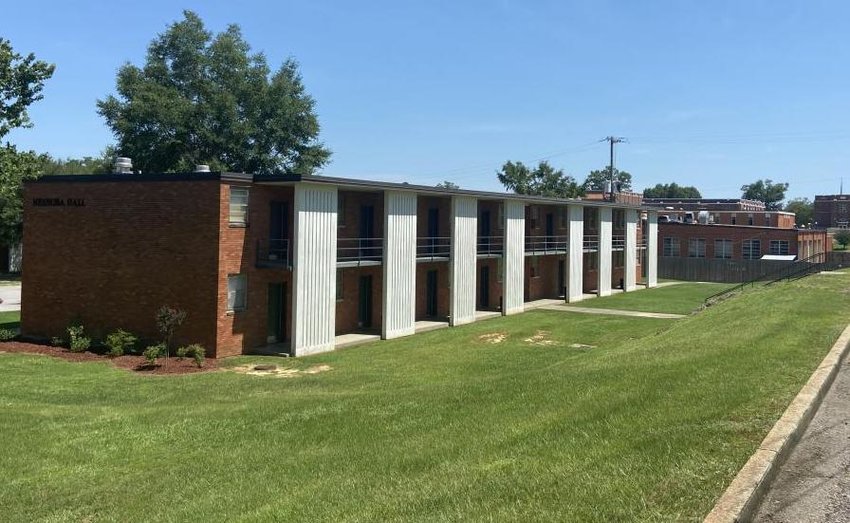 East Central Community College in Decatur will offer limited on-campus housing for those students attending one of the summer academic terms in June and July. Above, Neshoba Hall.